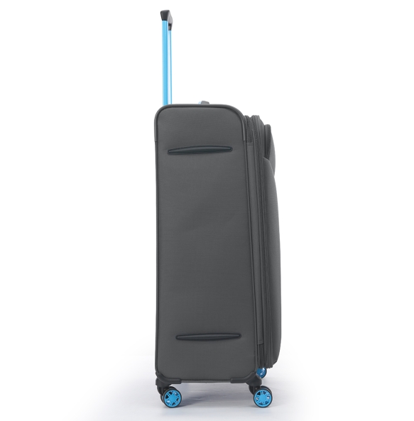 Βαλίτσα υφασμάτινη Μεγάλη DIELLE 30/70 79x48x31/34 cm Ανθρακί